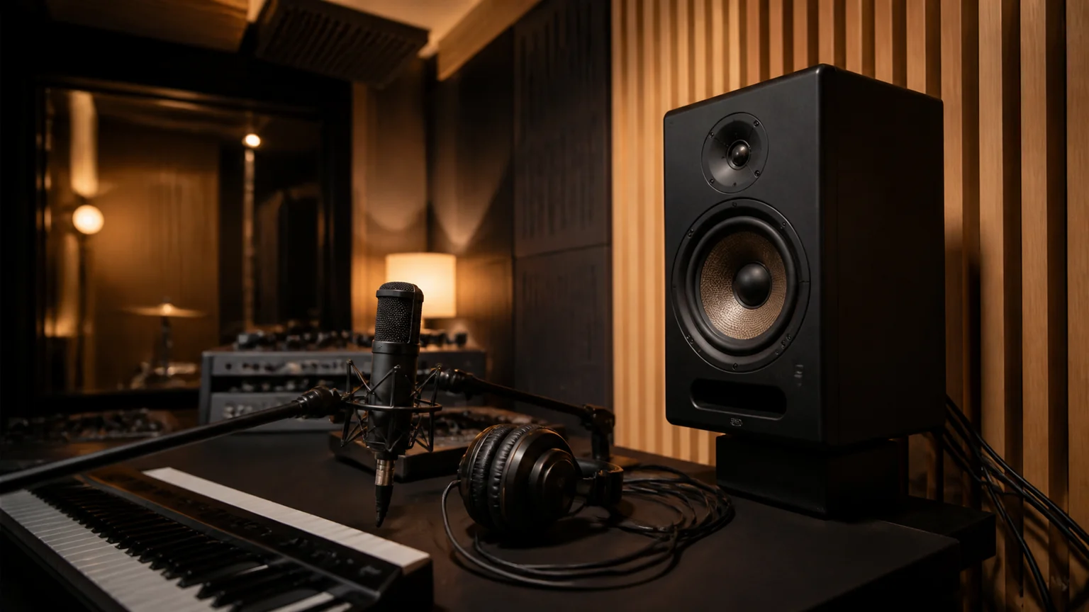 DIVA brand concept visual of professional recording equipment